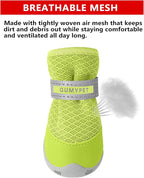 QUMY Dog Shoes for Small Dogs Hot Pavement Puppy Dog Boots & Paw Protectors | Small Medium Dog Summer Shoes, Soft Anti-Slip Rubber Sole, Mesh Breathable Dog Booties for Hardfloors, Walking Running