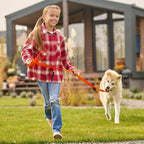 Viper Biothane Working Tracking Lead Leash Long Line for Dogs, 3/4" x 33ft, Hunter Orange