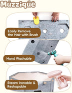 Thickened Felt Cat Tunnel, Connectable Modular Cat Hideaway Bed Rabbit Cave | DIY Toys Sturdy Kitten House, Bunny Hideout Entertainment, Washable Cozy Hole, Crinkly Scratching Cube for Indoor Cats, 1 Set