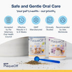 ProDen PlaqueOff Powder for Cats - Cat Plaque Remover - 40g | VOHC Approved Pet Dental Powder - Cat Dental Powder to Reduce Tartar and Support Fresh Breath - Feline Oral Care