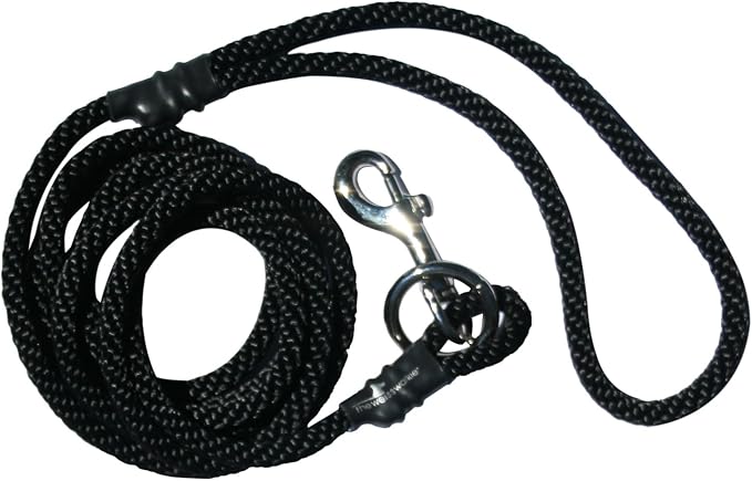 The Walkie No Pull Dog Leash, Small, Black - Made in the USA - For Dogs Under 25lbs - Gentle and Comfortable for Dogs and Walkers - More Effective than No Pull Harnesses or Collars