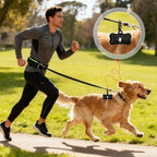 Zhehao Dog Poop Bag Holder Bulk 50 Pack for Leash with Clip, Preloaded Waste Dispenser, Portable Walking Accessories for Hiking Travel Multi Dog Household(Core,Bone)