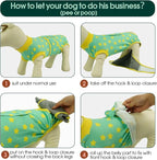 Kuoser Dog Recovery Suit for Female Male Dogs, Post-Surgery Bodysuit for Spay Neuter, Dog Onesie After Surgery, Anti-Licking Pet Surgical Recovery Suit