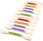 Glaciart One Swabs Cat Toys with Catnip - 12 Pk | Durable for Chew, Cute Cat Toys Interactive Kitty for Boredom, Exercise, & Play | Filled w/Organic Catnip for Anxiety & as Digestive Aid | Gift Idea