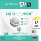 Purina Tidy Cats Low Dust Clumping Cat Litter, LightWeight Free & Clean Unscented, Multi Cat Litter - 17 lb. Box | Unscented, charcoal-powered formula offers 21-day odor control and tight, dust-free clumping.
