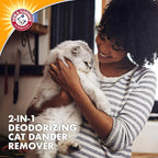 Arm & Hammer 2-in-1 Deodorizing Cat Shampoo, Lavender, 20 Fl Oz, 2-Pack | Baking soda formula reduces dander while cleaning and deodorizing the coat in one wash