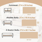 Plush Couch Cover for Dogs – Non Slip Pet Sofa Protector, Ultra Soft Washable Couch Cover for Pets, Anti-Slip Backing Furniture Protector for Cats & Dogs, Fits Standard & L-Shape Sofas (Only 1PC)