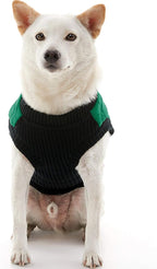 Gooby Fashion Vest Dog Jacket - Green, X-Large - Warm Zip Up Bomber Vest with Dual D Ring Leash - Winter Water Resistant Sweater - Dog Clothes for Small or Medium