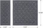 unipaws Cat Litter Trapping Mat, Litter Box Scatter Control Pad | Litter Free Floors and Urine Waterproof, Gentle on Paws, No Phthalate