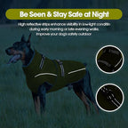 QBLEEV Warm Dog Jacket - Reflective, Adjustable Winter Coat with Turtleneck for Cold Weather, Waterproof Fleece Snowsuit for Small, Medium, Large Dogs