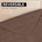 Easy-Going Sectional Couch Covers for Dogs L Shape Sofa Cover Reversible Sofa Slipcover Chaise Lounge Cover Furniture Protector Cover for Pets Dog Cat (42 x 52 inches, Brown/Brown) | Soft Sofa Slipcover For Dogs, Fits Left/Right Chaise Lounge Protector...