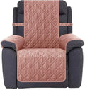 Ameritex Waterproof Nonslip Recliner Cover Stay in Place, Dog Chair Cover Furniture Protector, Ideal Recliner Slipcovers for Pets and Kids (Pink, 23")