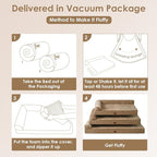 EHEYCIGA Extra Large Dog Bed Othorpedic, Memory Foam XL Dog Bed with Washable Removable Cover, Waterproof Pet Sofa Couch XLarge Size Dogs with Nonskid Bottom, 44x32x6.5, Camel
