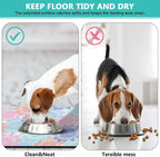 Pet Feeding Mat for Floors Waterproof Dog Mat for Food and Water Absorbent Quick Dry Non Slip mat for Cat Bowls
