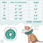 Supet Raised Inflatable Dog Cone Collar to Stop Licking, Soft Dog Cone Alternative After Surgery, Pet Neck Donut Collar for Small Medium Large Dogs