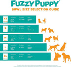 Fuzzy Puppy Flat Sided Pail with Dual Hooks, Snugly Fit On Dog, Cat and Critter Crates & Cages, Heavy Duty Stainless Steel | 1 Quart, (PN: FSP-1)