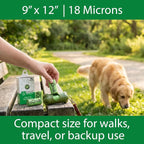 beyondGREEN Plant-Based Dog Poop Waste Bags for Leash Dispenser - 750 Bags - 50 Rolls of 15 Bags - 9" x 12"