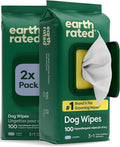 Earth Rated Dog Wipes for Paws & Butt, Deodorizing, Lavender, 200ct | Hypoallergenic, 3-in-1 Cleaning and Hydrating, for Grooming Paws, Body and Butt
