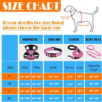 LOBEVE No Pull Dog Harness, Collar & Leash Set | Includes Dog Seat Belt, Collapsible Bowls & Poop Bag Dispenser. Ideal for Training, Walking, Hiking. Fits Small to Large Dogs(Pink-L)