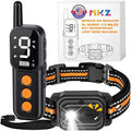 MKZ Dogs Training Collar with Remote 3300FT Dog Training Collar IPX7 Waterproof Rechargeable Safe Shock Collar for All Breed Dogs with Beep, Vibration, Safety Shock, Security Lock 10-120 lbs
