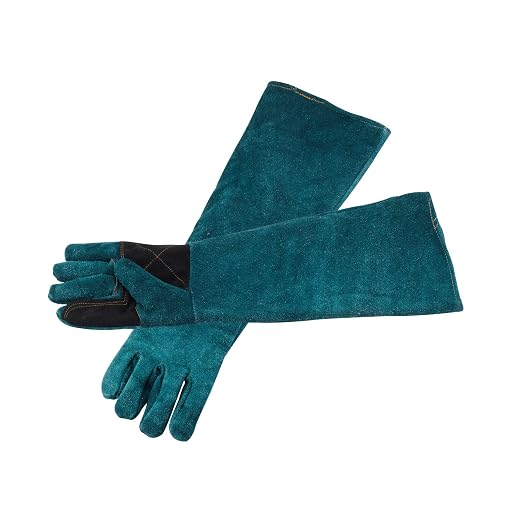 AOWPFVV Animal Handling Gloves Bite Proof for Dogs,Cats, 23.6in Large | Falconry,Birds,Snake,Reptile,Vets, Groomers & Animal Control
