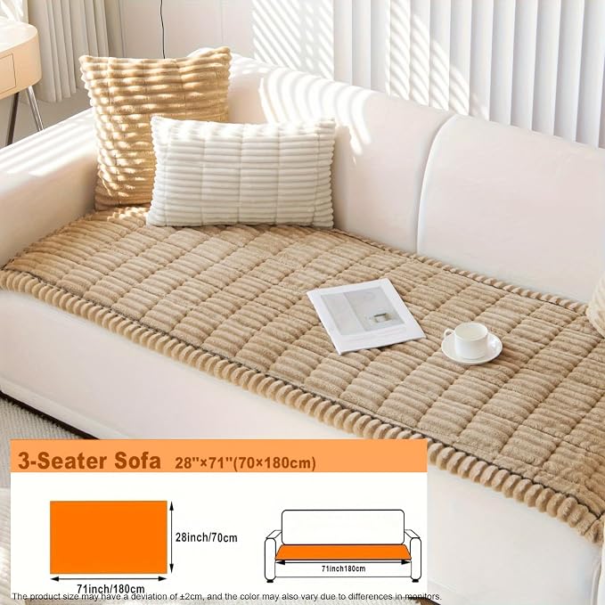 ZQFFB Couch Cover for Dogs Washable Non-Slip Pet Friendly Sofa Protector | Multiple Sizes Dog Blanket Fit Sectional Sofas & Loveseats, Prevents Pet Hair, Scratches & Stains