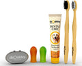 Dr. Oakley Dental Toothbrush Kit for Dogs & Cats -Finger Brush for Small Pets and Soft brushes for Large or Older Natural and Safe Peanut Butter Flavor -