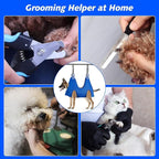 ATESON Pet Grooming Hammock with Nail Clippers/Nail Trimmers/Grooming Scissors, Dog Grooming Harness for Nail Trimming, Pet Grooming Sling Helper