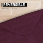 Easy-Going Sectional Couch Covers for Dogs L Shape Sofa Cover Reversible Sofa Slipcover Chaise Lounge Cover Furniture Protector Cover for Pets Dog Cat (42 x 68 inches, Wine/Wine) | Soft Sofa Slipcover For Dogs, Fits Left/Right Chaise Lounge Protector, ...