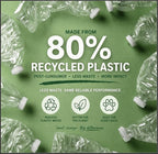 80% Recycled Plastic Dog Poop Bags – Extra Thick, Leak Proof Waste Bags, Big Dog Approved (Unscented, 270 Bags)