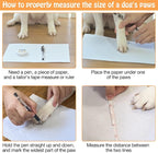 SCENEREAL Anti Slip Dog Sock to Prevent Licking Paws for Hardwood Floors, Boots & Paw Protector Shoes for Hot/Cold Pavement with Grippers, Double Sides Grips for Small Medium Large Senior Dogs
