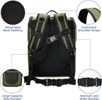 Apollo Walker Dog & Cat Carrier Backpack for 4-18lb Pets - Ventilated Safe Design with Padded Back Support, Breathable Mesh Pet Backpack for Hiking, Travel, Outdoor (Green)