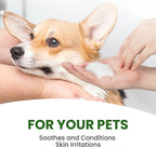 Dog Shampoo – Cleansing Wash, Conditioning, Moisturizing – Healthy Ingredients – Aromatic Grooming Puppy Shampoo – Tearless Cleaner, Rosemary Tea Tree
