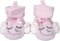 Cozy Fleece Baby Booties- Sherpa Baby Crib Booties Soft Soled Winter Shoes Unisex Fleece Booties Baby Boy, Baby Girl 0-6 Months