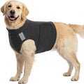 KOESON Reflective Dog Anxiety Vest, Adjustable & Breathable Thunder Jacket for Dogs, Lightweight & Soft Calming Vest for Dogs, Stress Relief Dog Compression Shirt for Thunder, Fireworks, Separation