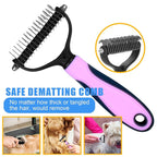 Complete Pet Grooming Solution by Dog - 9PCS Kit with Slicker Brush, Deshedding Tool, and Grooming Comb for All Breeds and Sizes, Promotes Healthy Skin and Coat