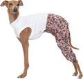 D Doggy Star Italian Greyhound Clothes Mombbe Onesie Outfit Whippet for Dog Coat (XL,Mombbe Black)