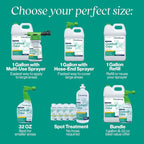 Eco Strong Outdoor Odor Eliminator Outside Dog Urine Enzyme Cleaner Powerful Pet, Cat, Animal Scent Deodorizer | Professional Strength for Yard, Turf, Kennels, Patios, Decks (128 OZ)