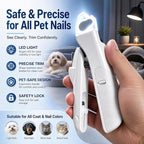 Professional Dog and Cat Nail Clipper - LED Light Dog Nail Clipper with Safety Protection, Ergonomic Pet Nail Clipper for Dogs, Small and Large Dogs, Dog Toenail Clippers, Cat Nail Trimmers