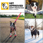 Hcpet Dog Boots for Large Dogs, Dog Shoes for Hot Pavement Winter Snow, Paw Protector Dog Booties Designed for Comfort and Breathability, Outdoor Booties for Small Medium Dogs for Hiking Pink Size 3