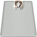 Silicone Cat Litter Box Mat 46"x 32" Extra Large Cat Rubber Mat | Cat Mat for Litter Box, Non-Slip, Waterproof Cat Litter Trapping Mat with Raised Edge, Kitty Litter Mat for Floor, Easy Clean