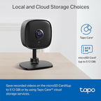 Tapo 1080P Indoor Security Camera, Baby Monitor, Dog Camera, C101(4-Pack) | Motion Detection, 2-Way Audio, Siren, Night Vision, Cloud & SD Card Storage, Works w/Alexa & Google Home, Wired, Black