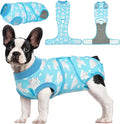 Kuoser Recovery Suit for Dogs Cats, Soft Dog Surgery Suit Female Male Spay | Professional Dog Onesie for Surgery, Substitute E-Collar & Cone, Prevent Licking Dog surgical suit Pet Neuter Suit