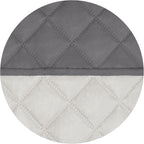 PureFit Reversible Recliner Chair Covers Couch Covers for Dogs, 28 in | Gray/Ivory, Water Resistant Couch Protector, Washable Pet Couch Cover with Non Slip and Elastic Straps For Kids