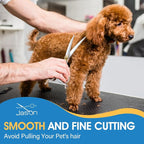 JASON Dog Grooming Curved Scissors - 7.5" Professional Pet Shears Ergonomic | Japanese 440C Stainless Steel Scissor with Diamond Screw for Dogs, Cats and Other Animals, Gift, Ergonomic Handle