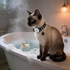 6 Pack Breakaway Cat Collar with QR Code & Bell, Reflective Safety Collars with Online Pet ID Storage, Adjustable Nylon Collars for Multiple Cats (Mixed Colors)