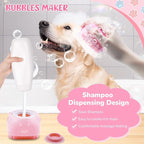 Dog Grooming Kit for Shedding – 8-Piece Pet Grooming Supplies with Deshedding Brush, Bath Gloves, Towels & Silicone Toothbrush | Ideal for Dogs, Cats, Small and Large Pets (Pink)