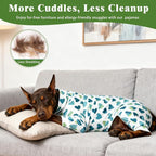 Dog Pajamas Lightweight Dog Onesies Soft Stretchy Tiny Outfit Clothes for Small Medium Large Puppy Pjs Clothes Doggie Cat Pet Boys Girls Outfit (Medium (10-20lb), Heart)