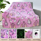 COMFAR Mermaid Blanket for Girls 4-6, Gifts Girls, Kids Blankets Toddler Kids, Personalized Baby Cute Teen Girls,Birthday 50inx 60in - Image 4