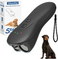 Dog Bark Deterrent Device,Anti-Barking Device,Up to 15Ft Long Range & Rechargeable Bark Control,Stop Barking Dog Devices,Safe for Dogs Training,Indoor & Outdoor（Black）